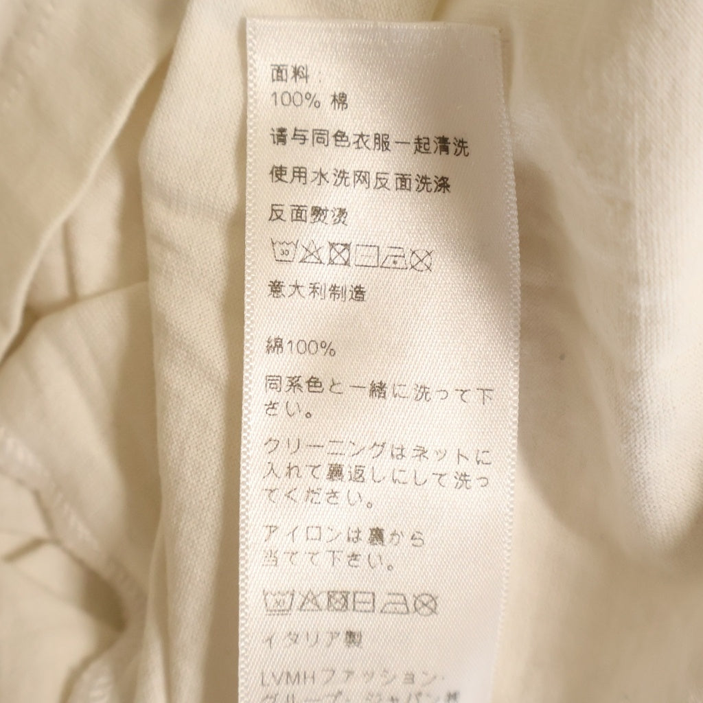 CELINE(セリーヌ) ルーズTシャツ フロントロゴ 半袖クルーネックカットソー ホワイト 2X681671Q