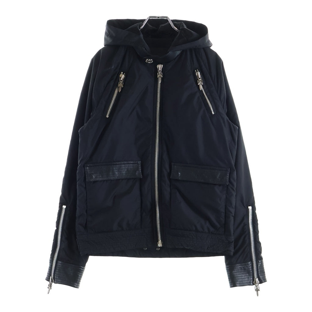 CHROME HEARTS(クロムハーツ) DEGENERATE BSフレア装飾ナイロンフーデットブルゾン