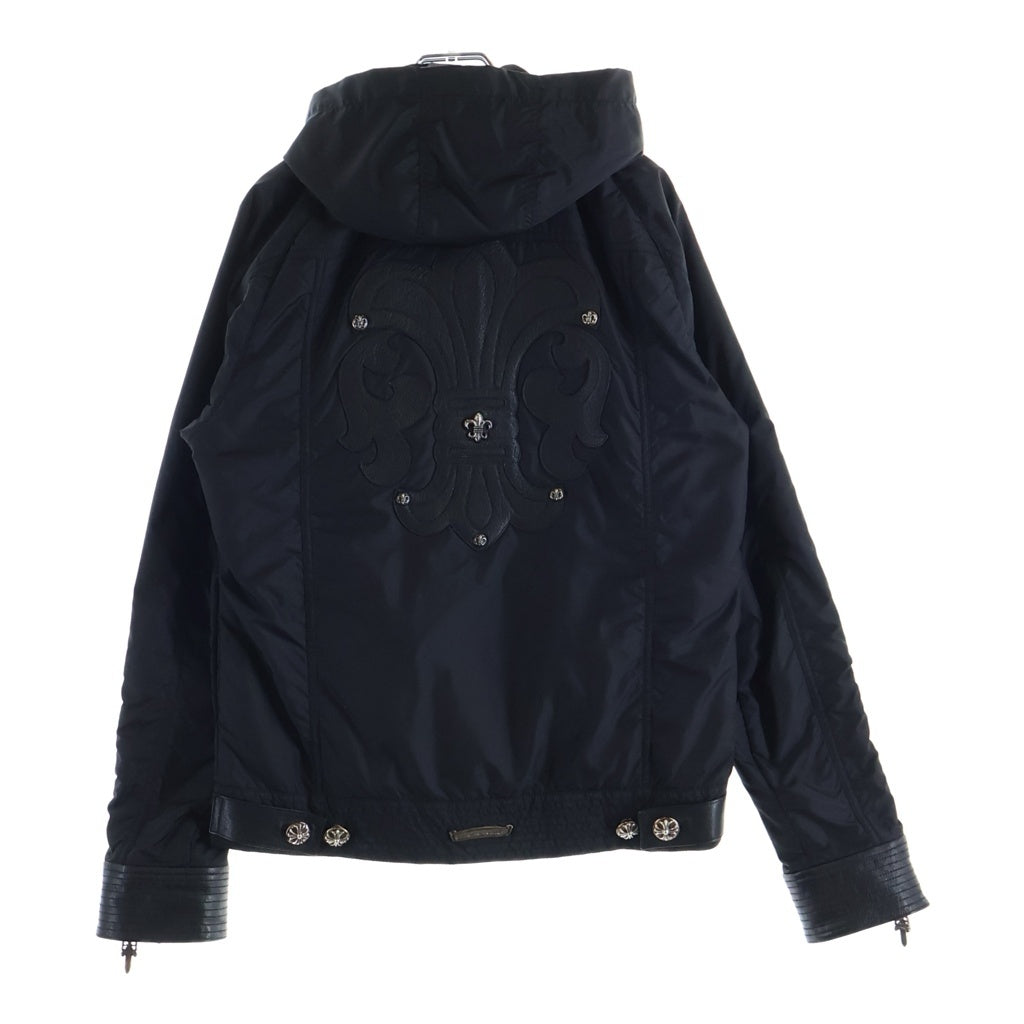 CHROME HEARTS(クロムハーツ) DEGENERATE BSフレア装飾ナイロンフーデットブルゾン
