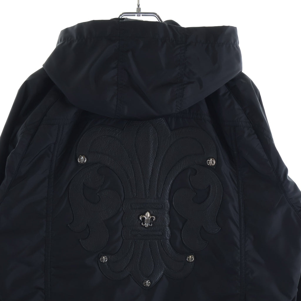 CHROME HEARTS(クロムハーツ) DEGENERATE BSフレア装飾ナイロンフーデットブルゾン