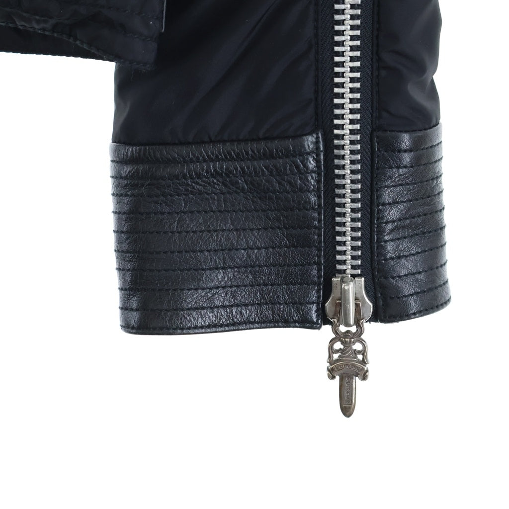 CHROME HEARTS(クロムハーツ) DEGENERATE BSフレア装飾ナイロンフーデットブルゾン