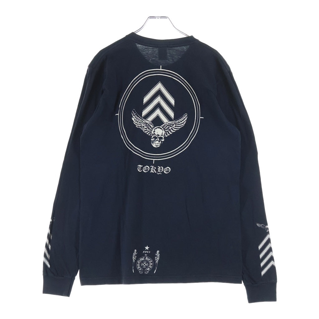 CHROME HEARTS(クロムハーツ) TOKYO FOTI L/S TEE TOKYO限定 フォティプリント 長袖カットソーTシャツ ブラック
