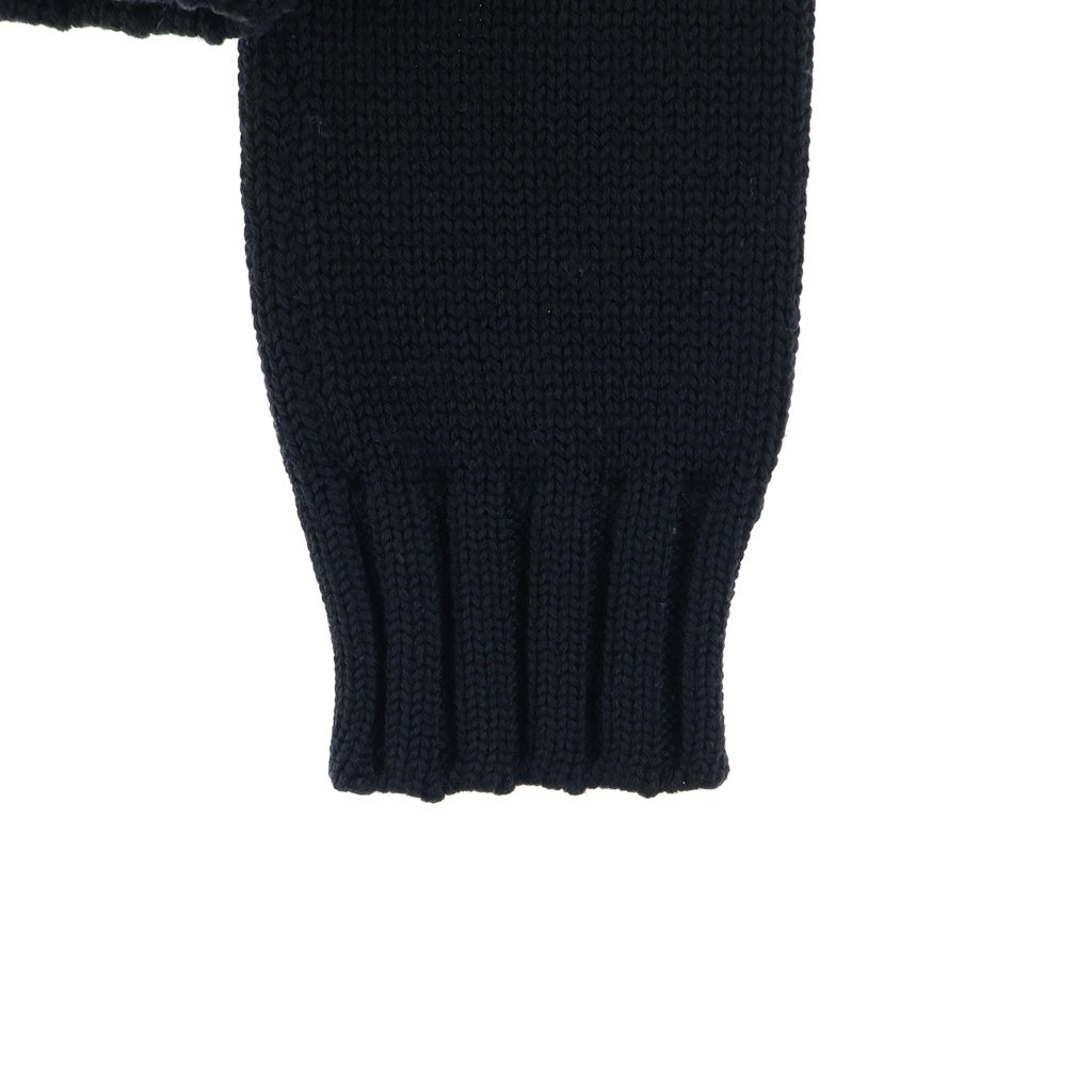 DOLCE & GABBANA(ドルチェアンドガッバーナ) ウール ハイネック 長袖ニット ブラック レディース M523 m2007