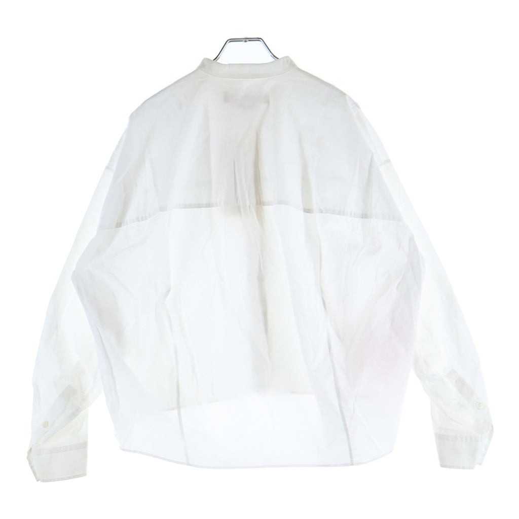 MARNI(マルニ) 25SS Cotton Poplin Shirt コットン 長袖シャツ ホワイト レディース CAMA0610UD