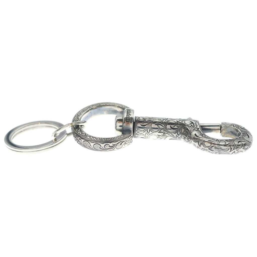 Antidote BUYERS CLUB(アンチドートバイヤーズクラブ) Engraved Key Ring Clip キーリング クリップ シルバー RX-303-SILVER-FREE