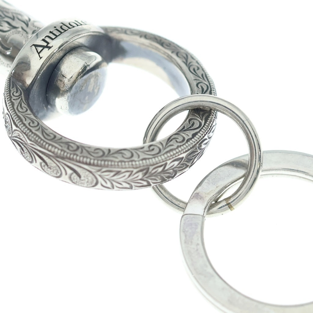 Antidote BUYERS CLUB(アンチドートバイヤーズクラブ) Engraved Key Ring Clip キーリング クリップ シルバー RX-303-SILVER-FREE