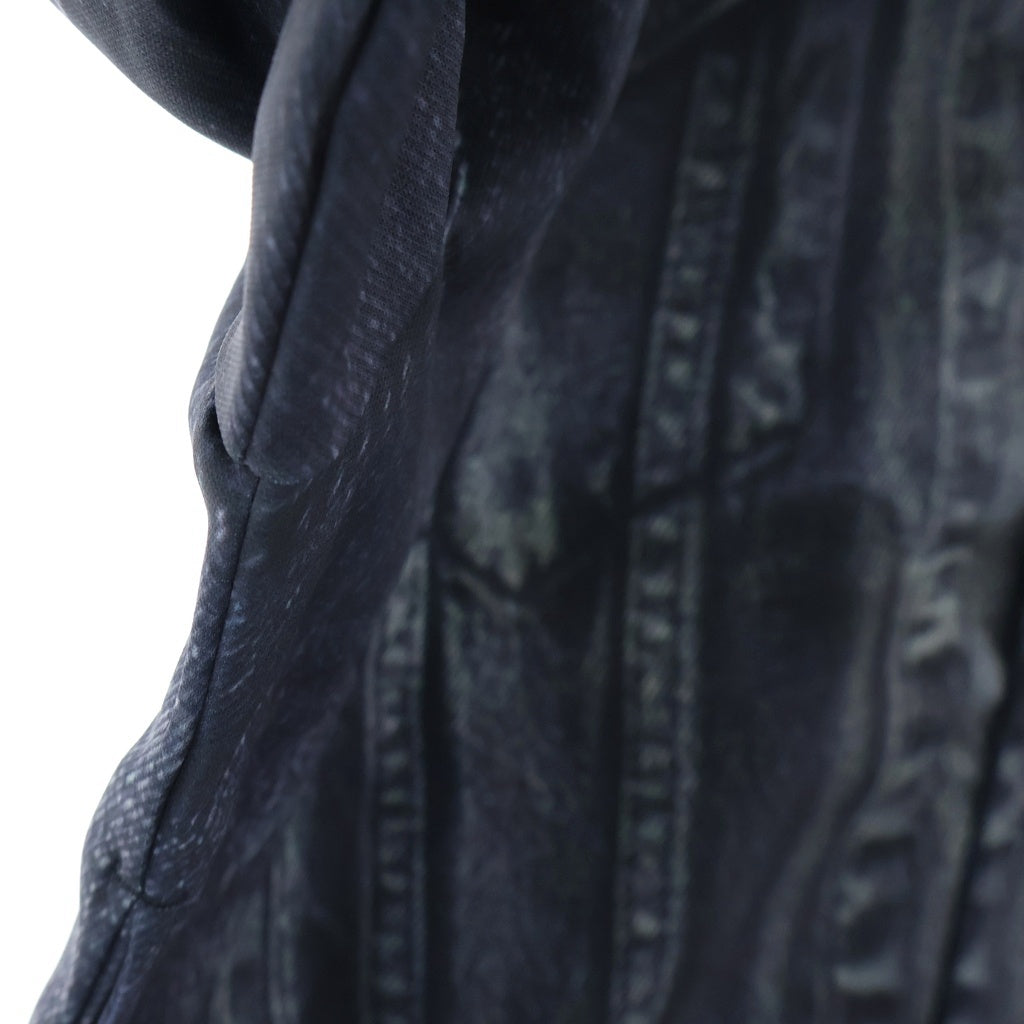 TALKING ABOUT THE ABSTRACTION(トーキング アバウト ザ アブストラクション) 2nd Type Denim Print Jacket デニム転写プリント ジャケット インディゴ NPT-J-002B