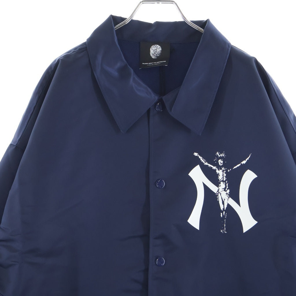 TALKING ABOUT THE ABSTRACTION(トーキング アバウト ザ アブストラクション) NEW YORK JESUS COACH ニューヨーク ジェズス コーチジャケット ネイビー SS-JK-001