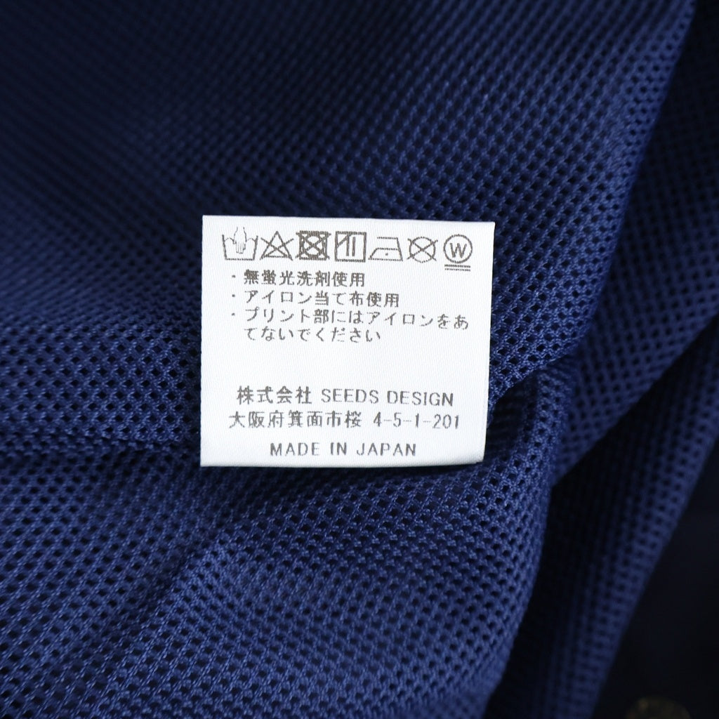 TALKING ABOUT THE ABSTRACTION(トーキング アバウト ザ アブストラクション) NEW YORK JESUS COACH ニューヨーク ジェズス コーチジャケット ネイビー SS-JK-001