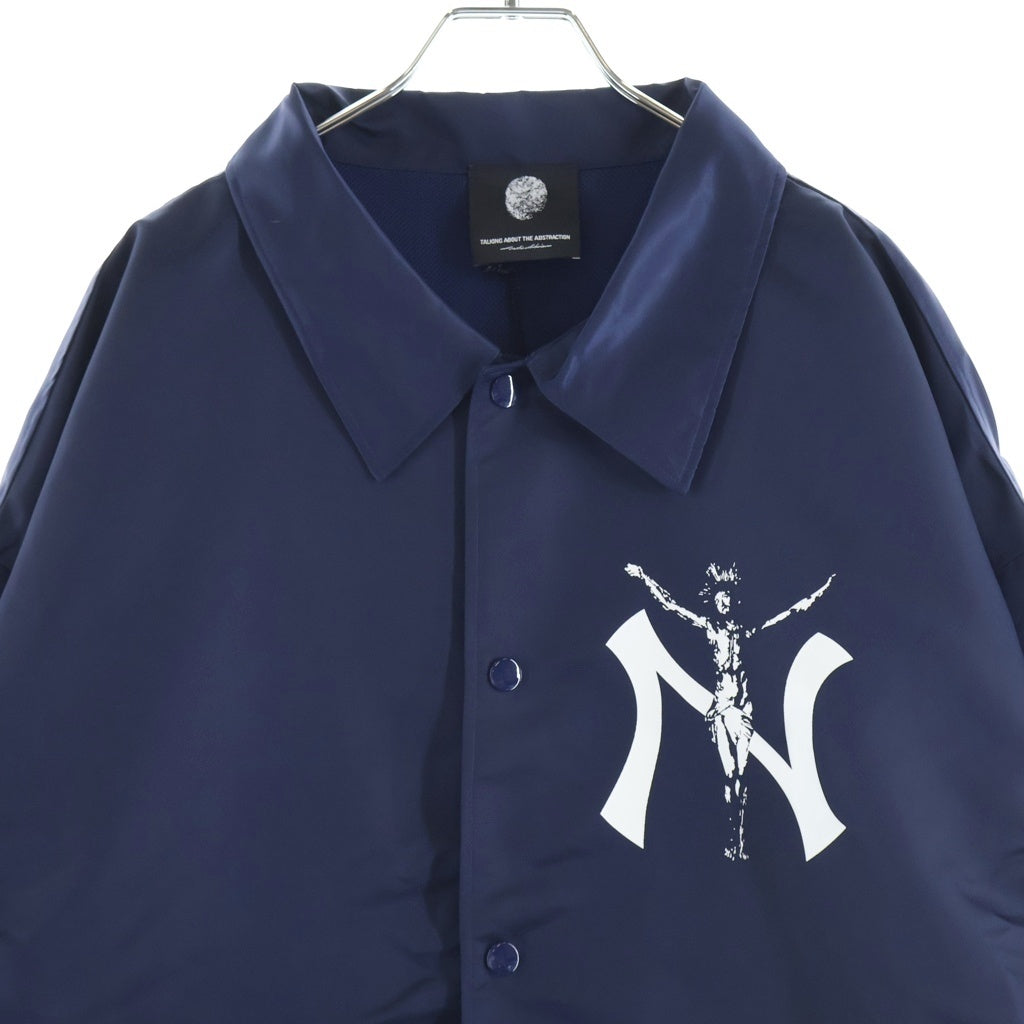 TALKING ABOUT THE ABSTRACTION(トーキング アバウト ザ アブストラクション) NEW YORK JESUS COACH ニューヨーク ジェズス コーチジャケット ネイビー SS-JK-001