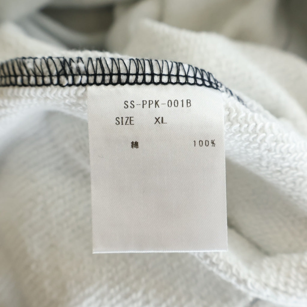 TALKING ABOUT THE ABSTRACTION(トーキング アバウト ザ アブストラクション) Chalse Photo Hoodie フォト総柄プリント プルオーバーパーカー ブラック SS-PPK-001B
