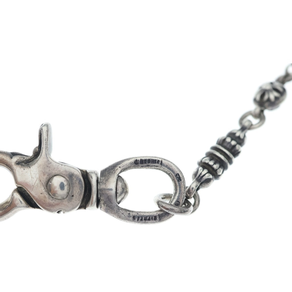 CHROME HEARTS(クロムハーツ) OLD 1CLIP BARREL CROSSBALL 8LINK オールド 1クリップ バレル リンク クロスボール ウォレットチェーン シルバー