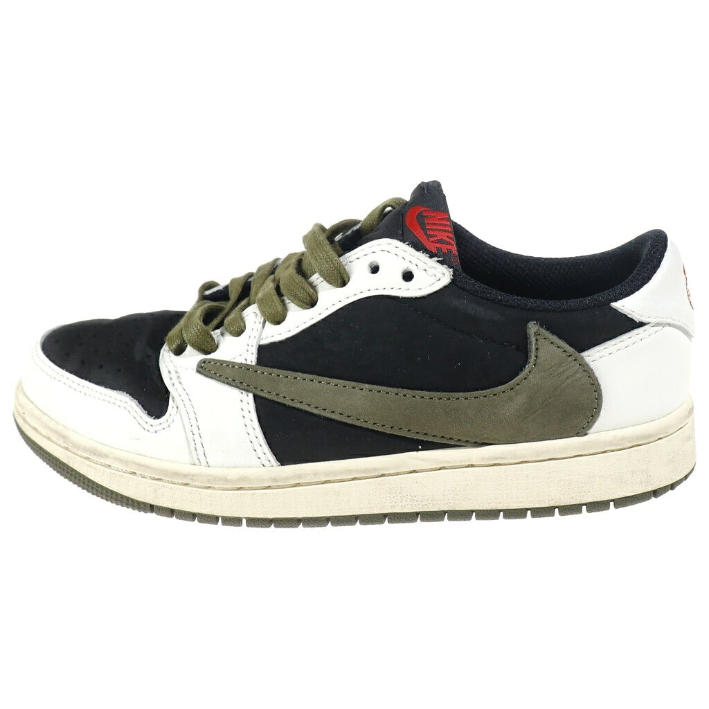 NIKE(ナイキ) ×TRAVIS SCOTT WMNS AIR JORDAN 1 LOW OG DZ4137-106 トラヴィススコット ウィメンズ エアジョーダン1 ローカットスニーカー マルチ US6/23cm レディース