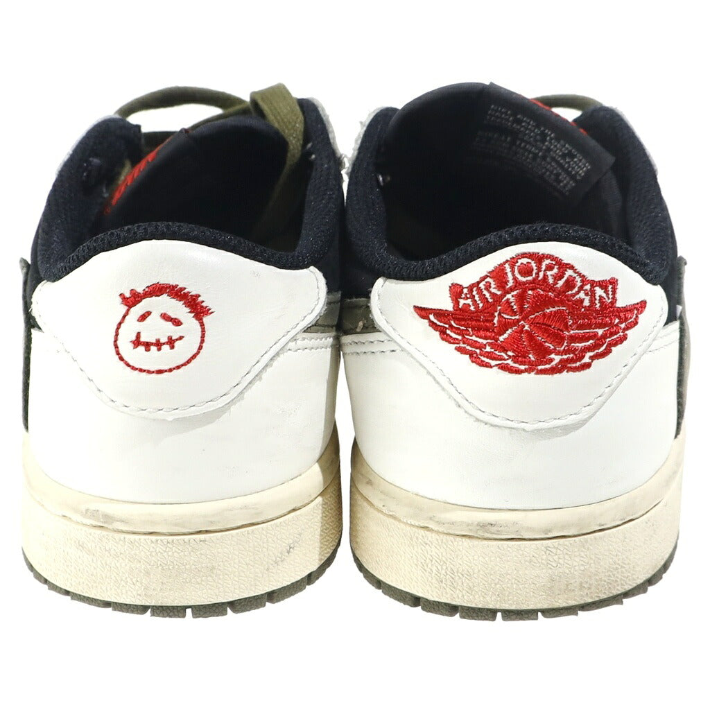 NIKE(ナイキ) ×TRAVIS SCOTT WMNS AIR JORDAN 1 LOW OG DZ4137-106 トラヴィススコット ウィメンズ エアジョーダン1 ローカットスニーカー マルチ US6/23cm レディース