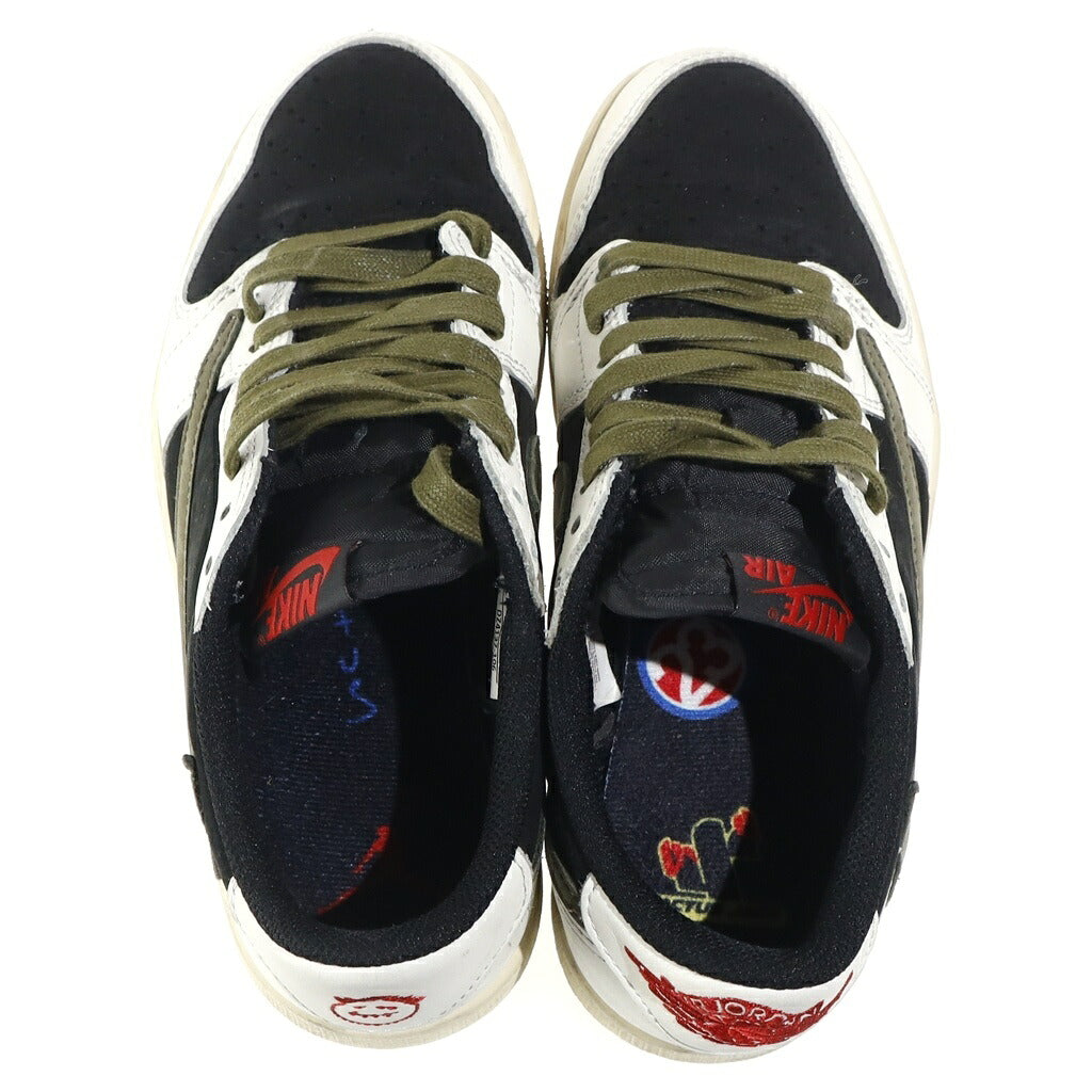 NIKE(ナイキ) ×TRAVIS SCOTT WMNS AIR JORDAN 1 LOW OG DZ4137-106 トラヴィススコット ウィメンズ エアジョーダン1 ローカットスニーカー マルチ US6/23cm レディース
