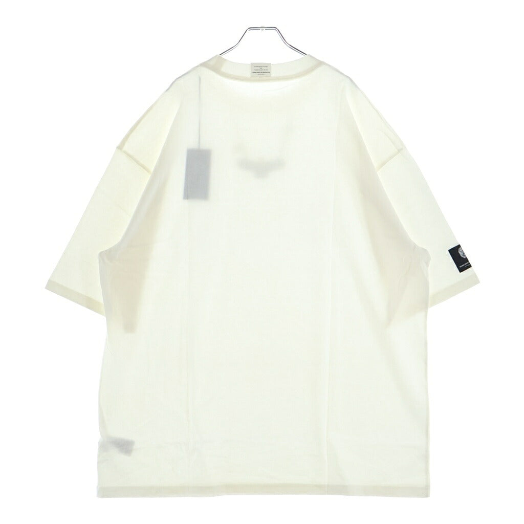 TALKING ABOUT THE ABSTRACTION(トーキング アバウト ザ アブストラクション) NATIVE TOP T-SHIRT イーグルプリント クルーネック 半袖Tシャツ ホワイト NPT-T-002