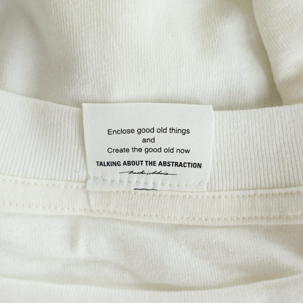 TALKING ABOUT THE ABSTRACTION(トーキング アバウト ザ アブストラクション) NATIVE TOP T-SHIRT イーグルプリント クルーネック 半袖Tシャツ ホワイト NPT-T-002