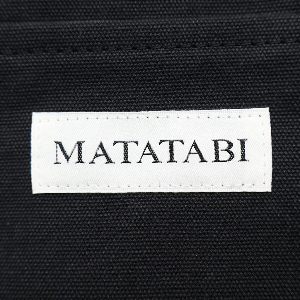 TALKING ABOUT THE ABSTRACTION(トーキング アバウト ザ アブストラクション) CROSS TOTE BAG S クロスパッチ トートバッグ ブラック 2526AW-AC-009