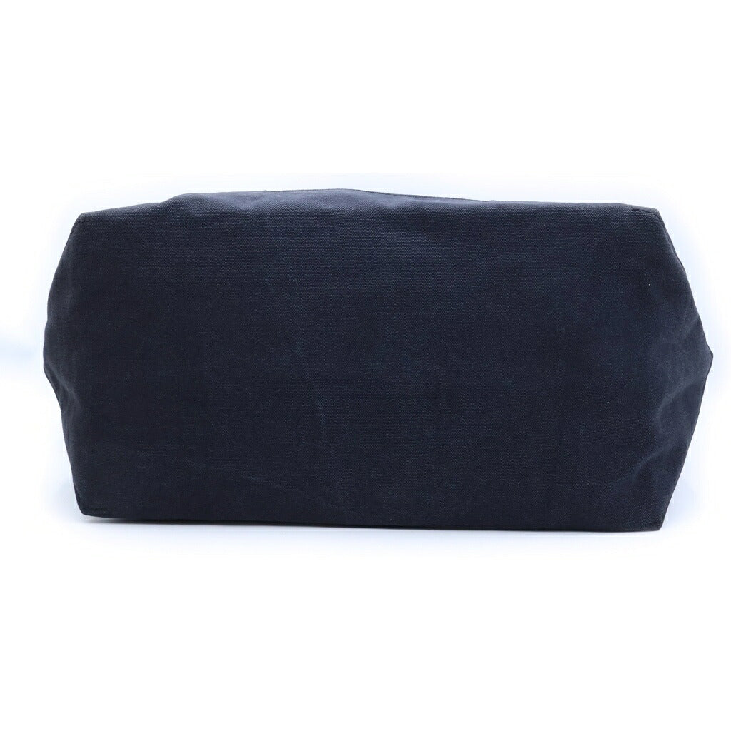TALKING ABOUT THE ABSTRACTION(トーキング アバウト ザ アブストラクション) 3D CROSS TOTE クロスパッチ コットン トートバッグ ブラック 2526AW-AC-008