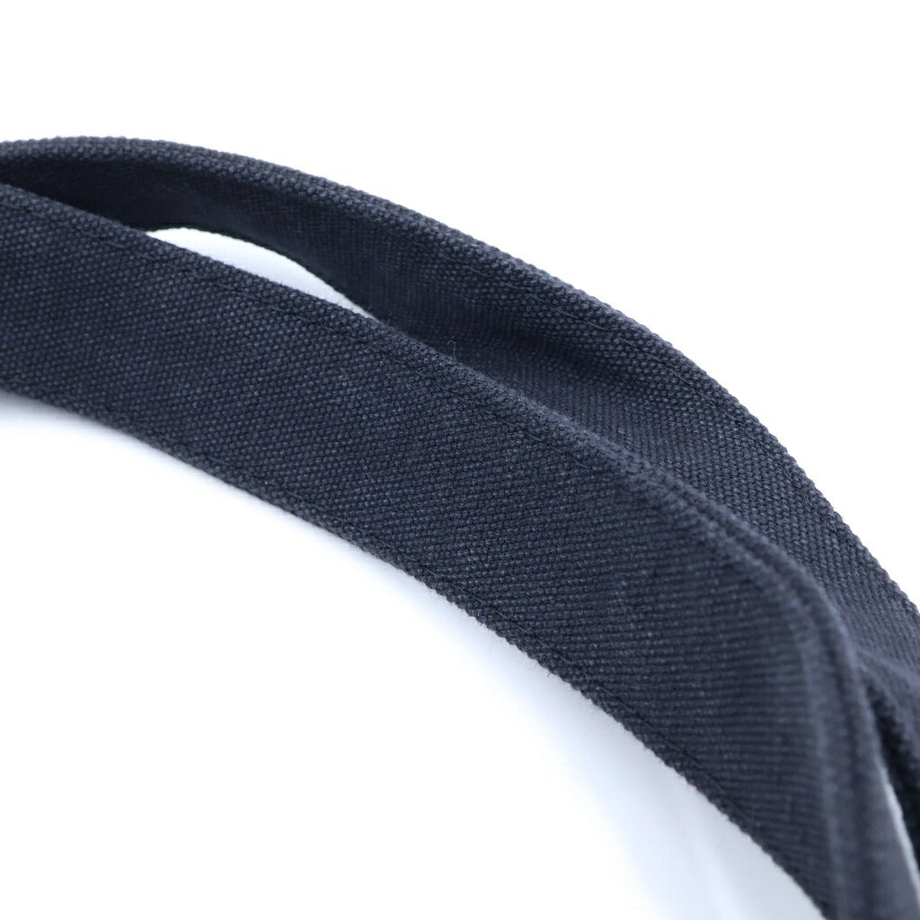 TALKING ABOUT THE ABSTRACTION(トーキング アバウト ザ アブストラクション) 3D CROSS TOTE クロスパッチ コットン トートバッグ ブラック 2526AW-AC-008