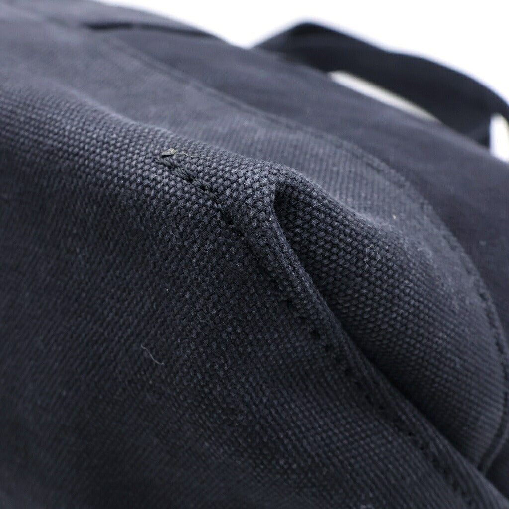 TALKING ABOUT THE ABSTRACTION(トーキング アバウト ザ アブストラクション) 3D CROSS TOTE クロスパッチ コットン トートバッグ ブラック 2526AW-AC-008