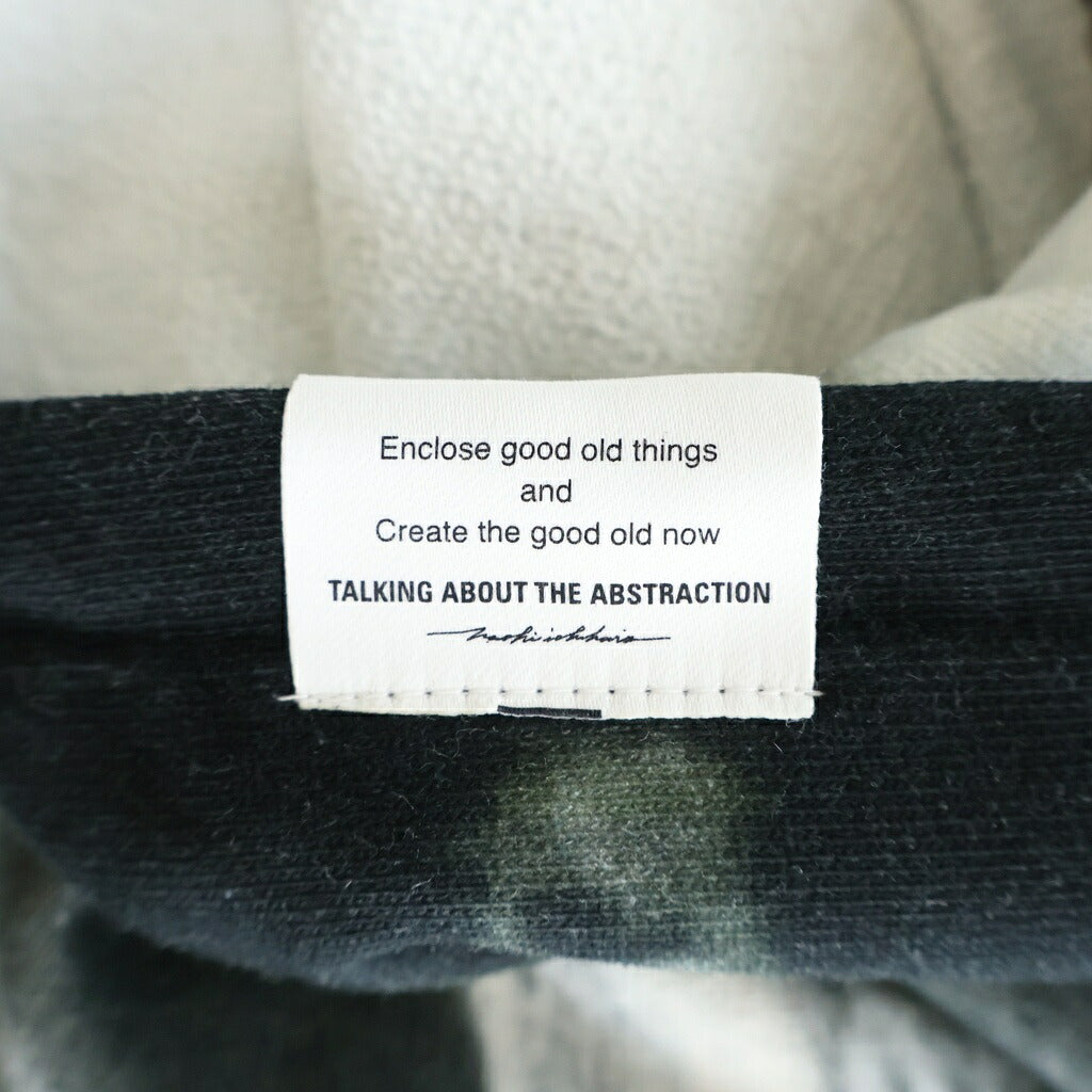 TALKING ABOUT THE ABSTRACTION(トーキング アバウト ザ アブストラクション) Chalse Photo Hoodie フォト総柄プリント プルオーバーパーカー ブラック SS-PPK-001C
