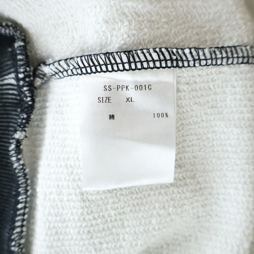 TALKING ABOUT THE ABSTRACTION(トーキング アバウト ザ アブストラクション) Chalse Photo Hoodie フォト総柄プリント プルオーバーパーカー ブラック SS-PPK-001C
