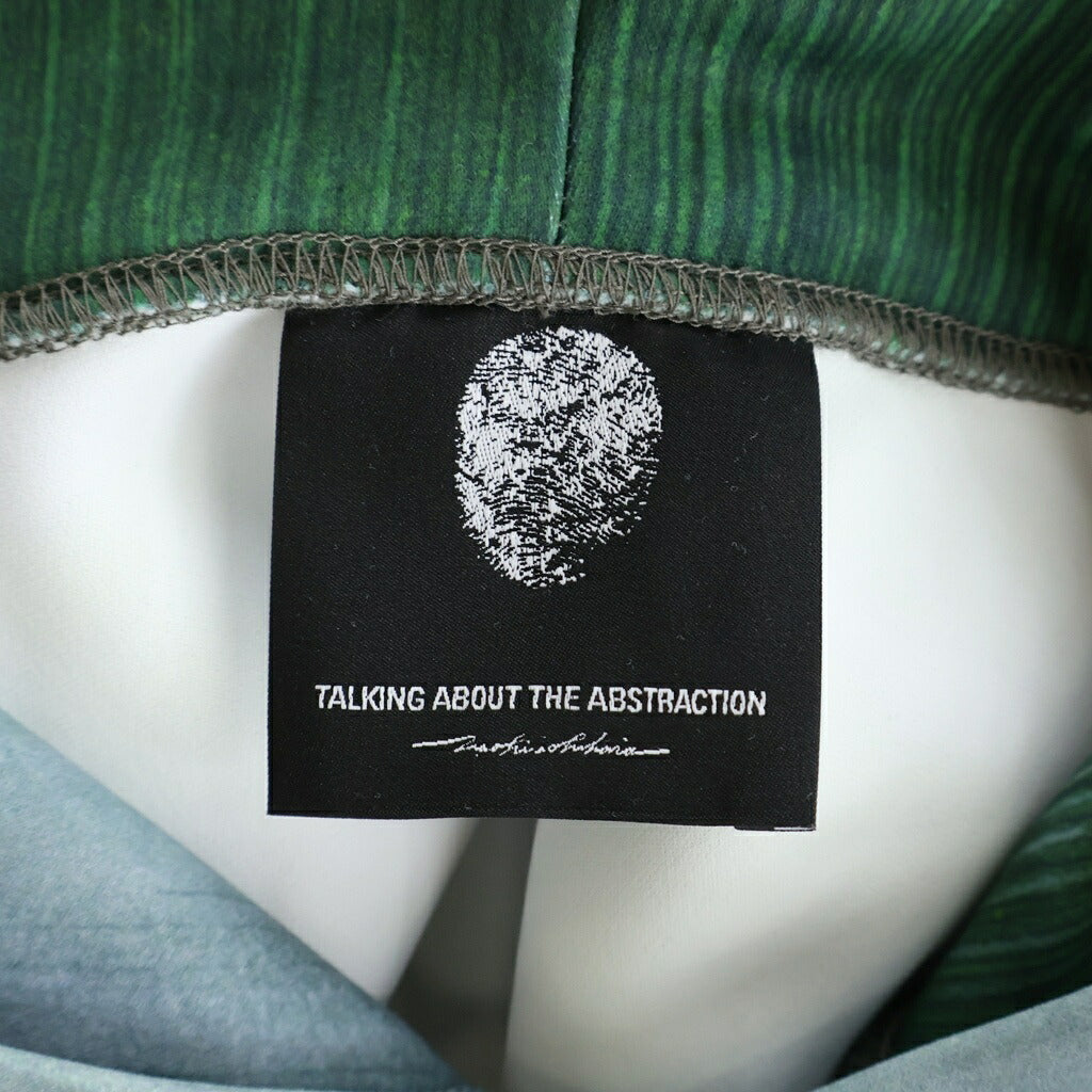 TALKING ABOUT THE ABSTRACTION(トーキング アバウト ザ アブストラクション) RAF MA-1 BOMBER JACKET PRINTED 総柄プリント プルオーバーパーカー グリーン NPT-DP-001