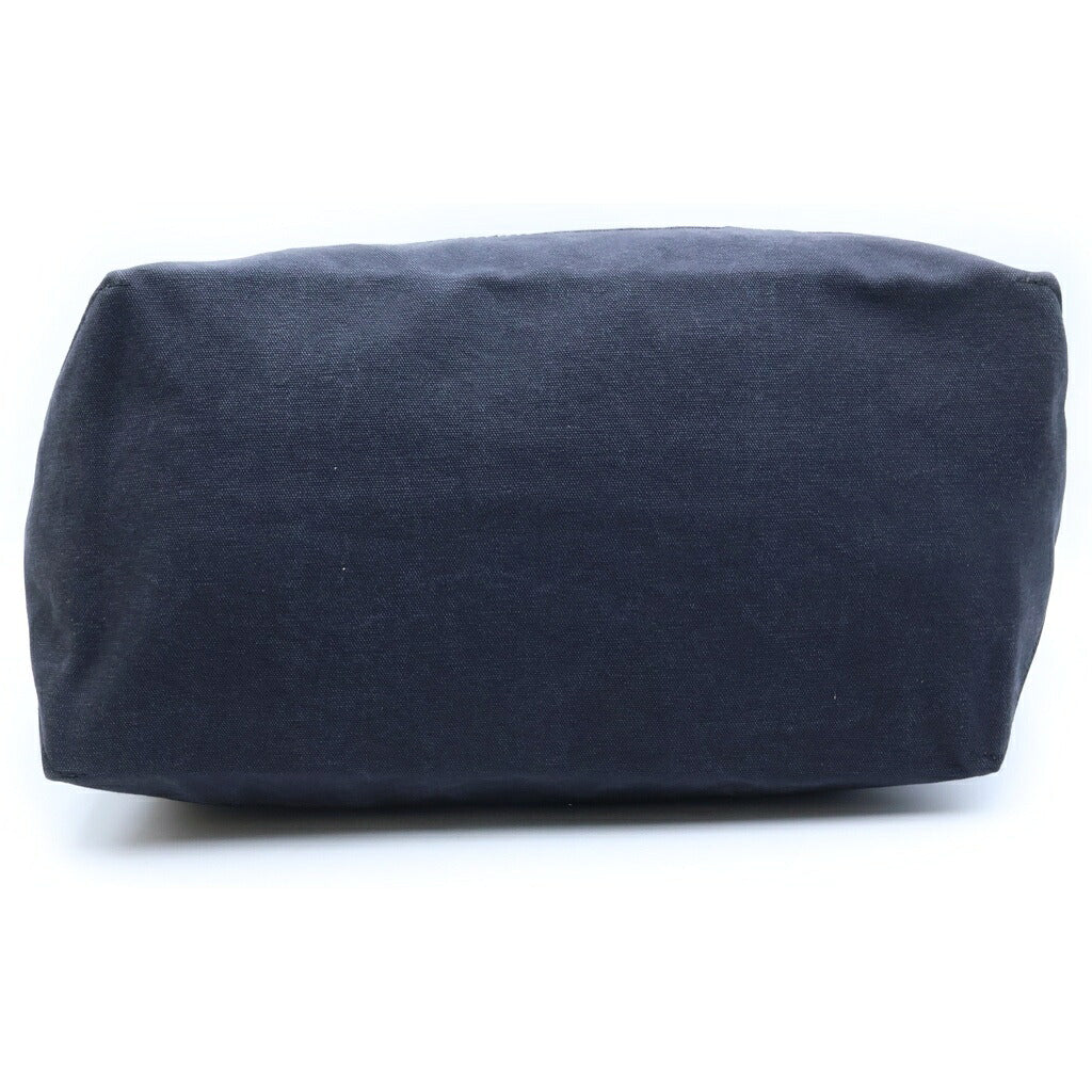TALKING ABOUT THE ABSTRACTION(トーキング アバウト ザ アブストラクション) 3D CROSS TOTE クロスパッチ コットン トートバッグ ブラック 2526AW-AC-008