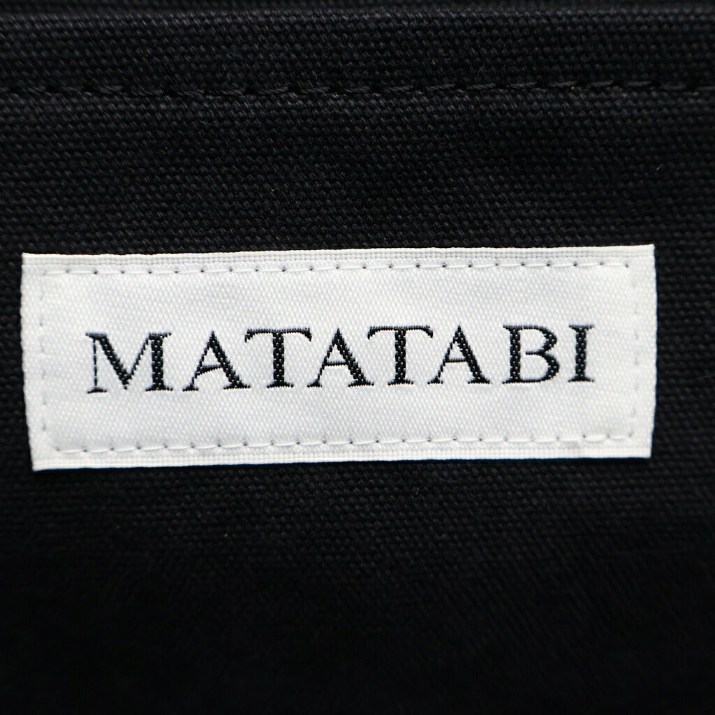 TALKING ABOUT THE ABSTRACTION(トーキング アバウト ザ アブストラクション) CROSS TOTE BAG S クロスパッチ トートバッグ ブラック 2526AW-AC-009