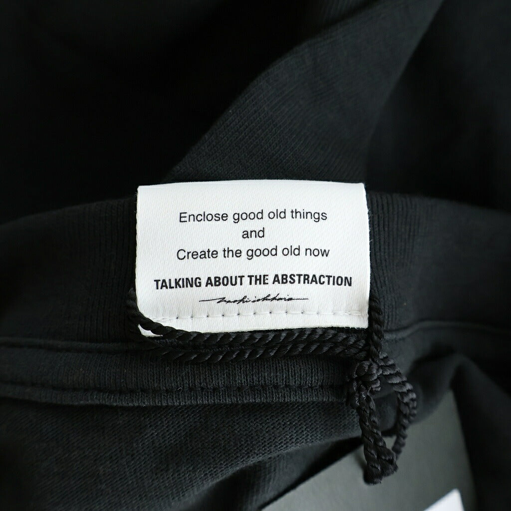 TALKING ABOUT THE ABSTRACTION(トーキング アバウト ザ アブストラクション) NATIVE TOP T-SHIRT イーグルプリント クルーネック 半袖Tシャツ ブラック NPT-T-002