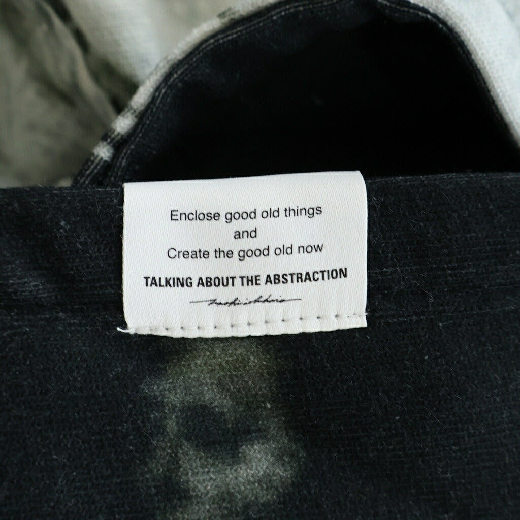 TALKING ABOUT THE ABSTRACTION(トーキング アバウト ザ アブストラクション) Chalse Photo Hoodie フォト総柄プリント プルオーバーパーカー ブラック SS-PPK-001C