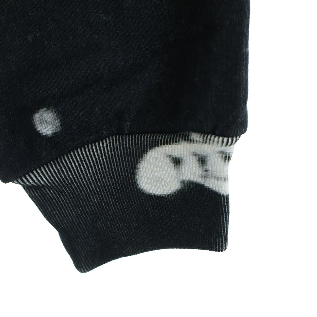 TALKING ABOUT THE ABSTRACTION(トーキング アバウト ザ アブストラクション) Chalse Photo Hoodie フォト総柄プリント プルオーバーパーカー ブラック SS-PPK-001B