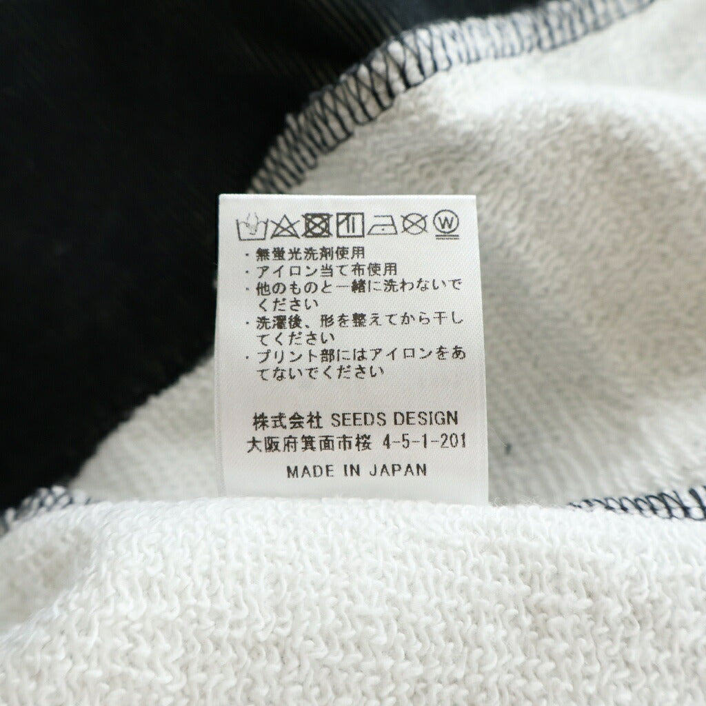 TALKING ABOUT THE ABSTRACTION(トーキング アバウト ザ アブストラクション) Chalse Photo Hoodie フォト総柄プリント プルオーバーパーカー ブラック SS-PPK-001B