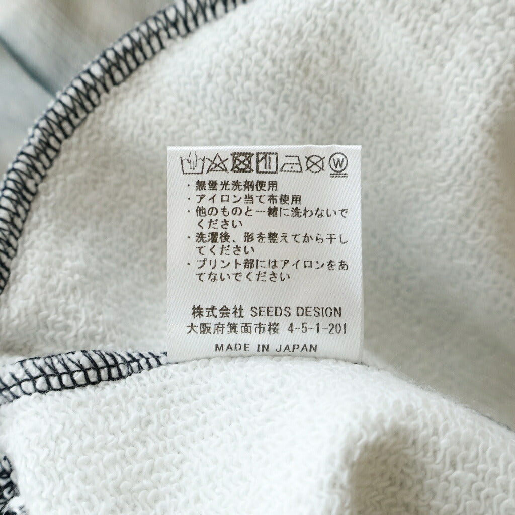 TALKING ABOUT THE ABSTRACTION(トーキング アバウト ザ アブストラクション) Chalse Photo Hoodie フォト総柄プリント プルオーバーパーカー ブラック SS-PPK-001C