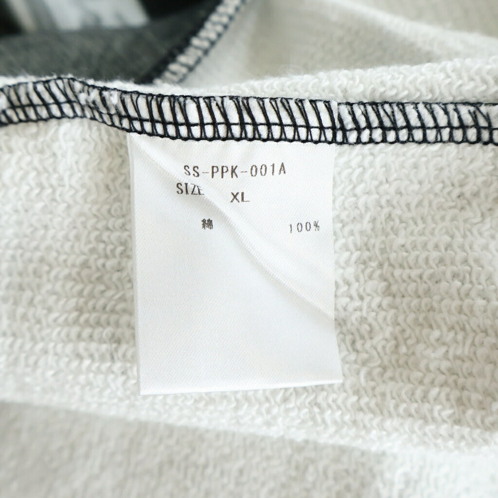 TALKING ABOUT THE ABSTRACTION(トーキング アバウト ザ アブストラクション) Chalse Photo Hoodie フォト総柄プリント プルオーバーパーカー ブラック SS-PPK-001A
