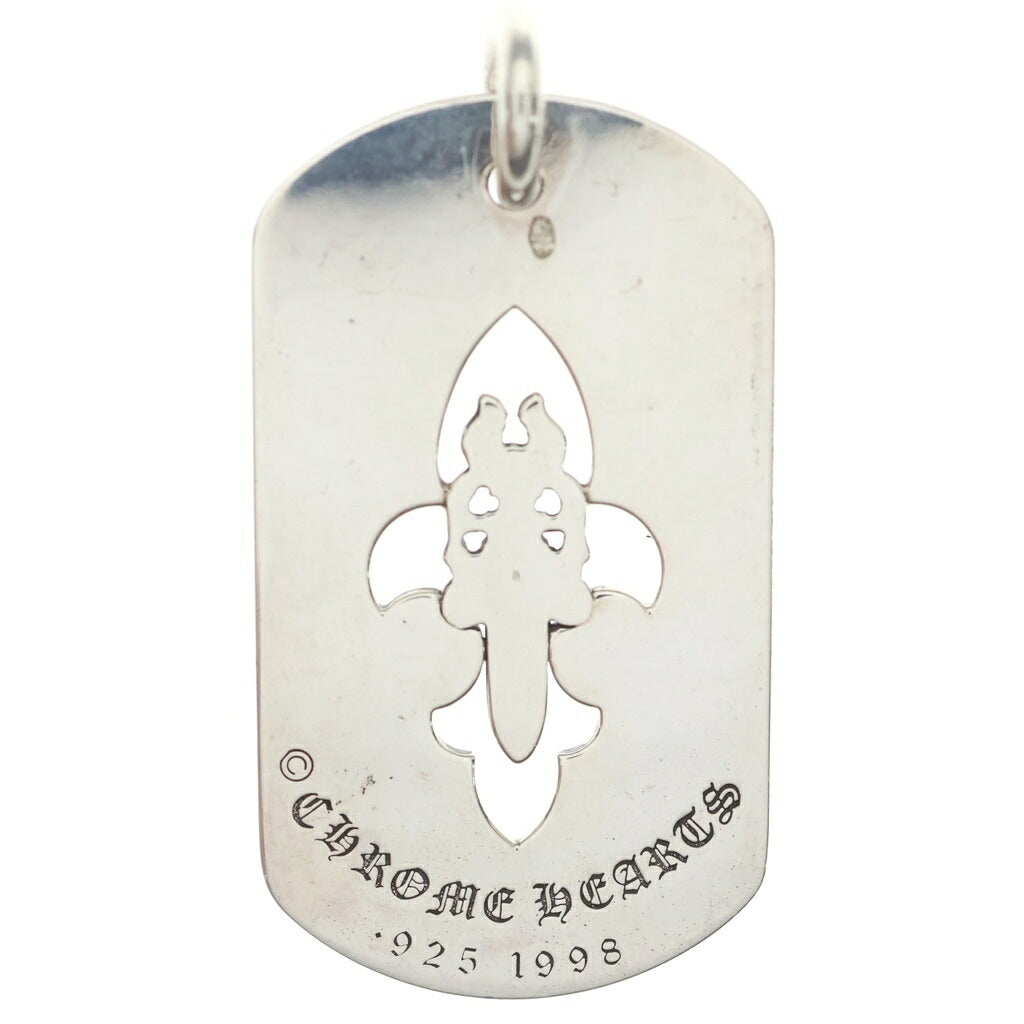 CHROME HEARTS(クロムハーツ) D TAG LRG FLE DAG フレアダガードッグタグ ラージドッグタグネックレストップ