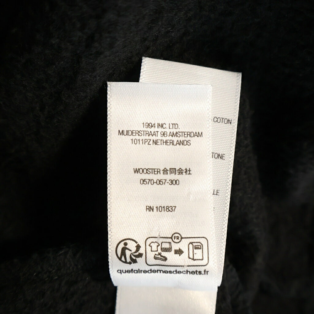 SUPREME(シュプリーム) 25AW Washed Old English Hooded Sweatshirt ウォッシュド加工 フロントロゴプリント プルオーバーパーカー ブラック