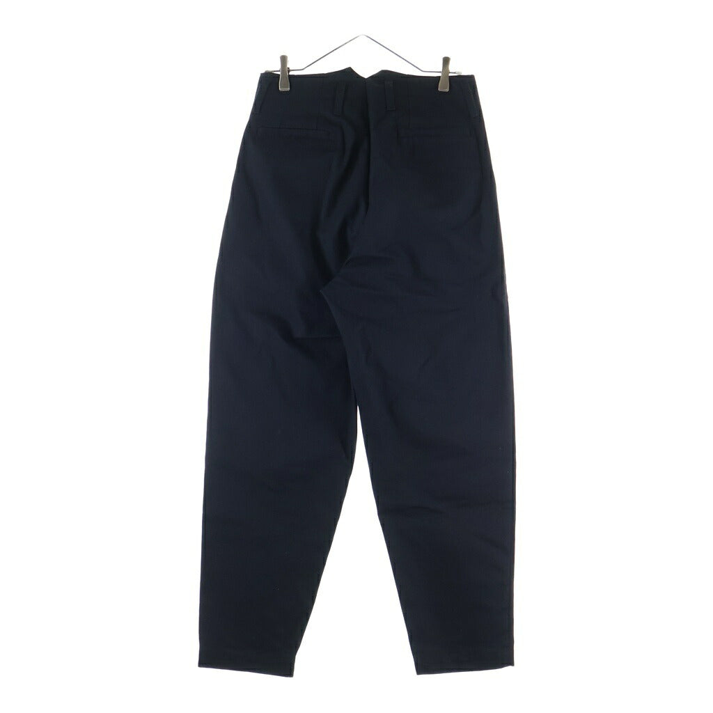 NO BRAND(ノーブランド) NICHOLAS DALEY ニコラスデイリー PLEATED TROUSER PANTS コットン トラウザーパンツ ブラック ND-AW23-PT1-C