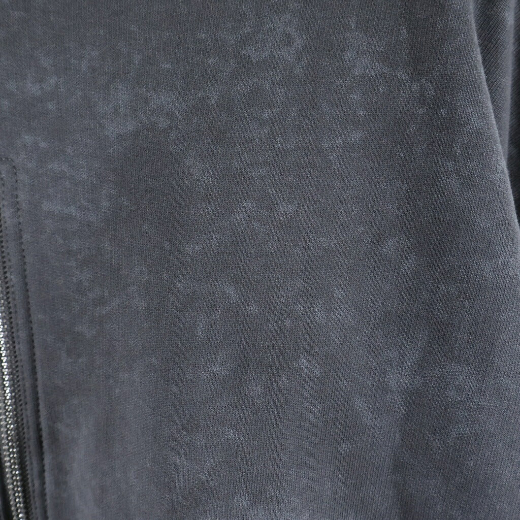 SyuMan(シューマン) 24AW Layerd Sweat Shirts レイヤード ハーフジップ クルーネック 長袖スウェット トレーナー グレー 24aw-SY004