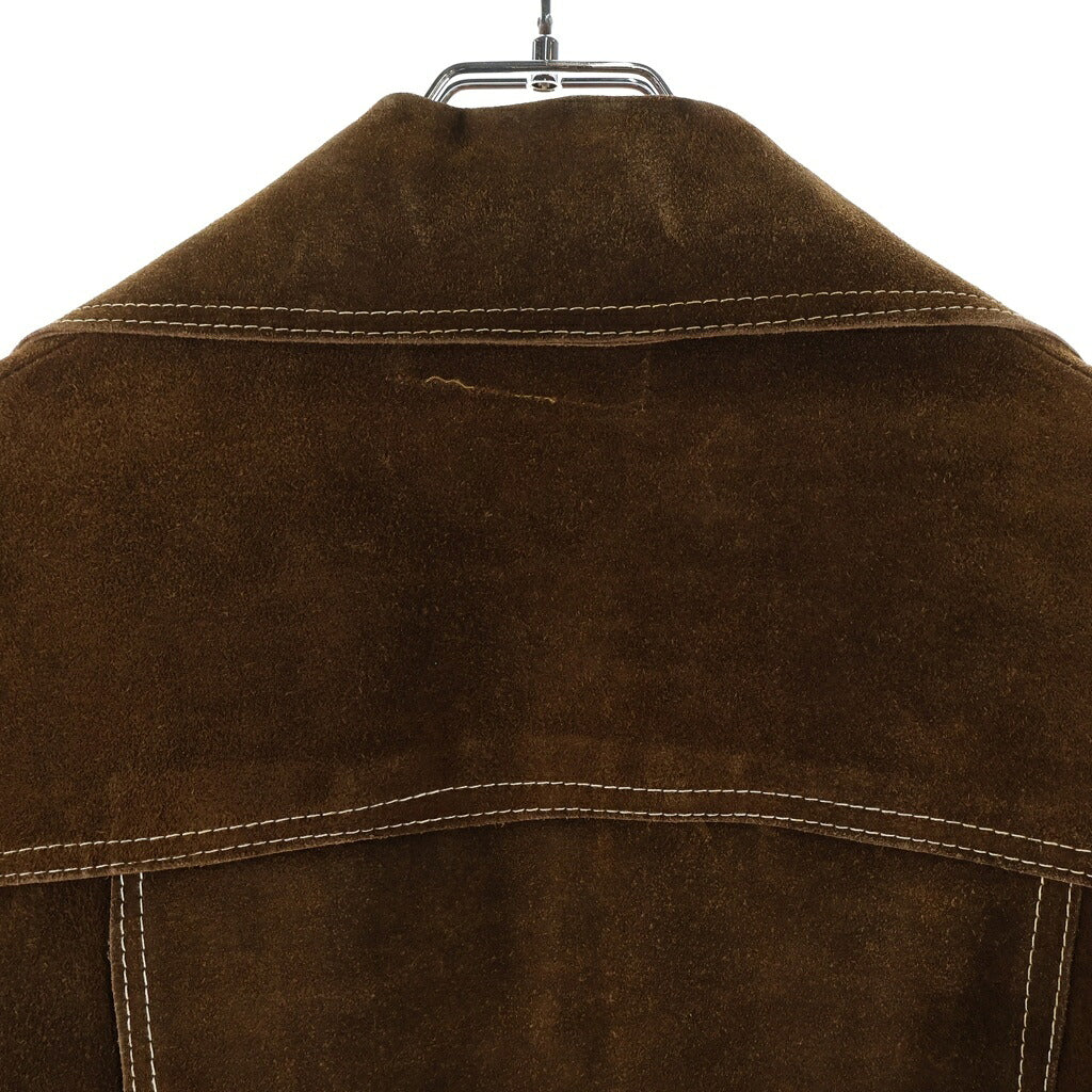Levi's(リーバイス) 70s BIGE ボタン裏52 スエード レザートラッカージャケット ブラウン