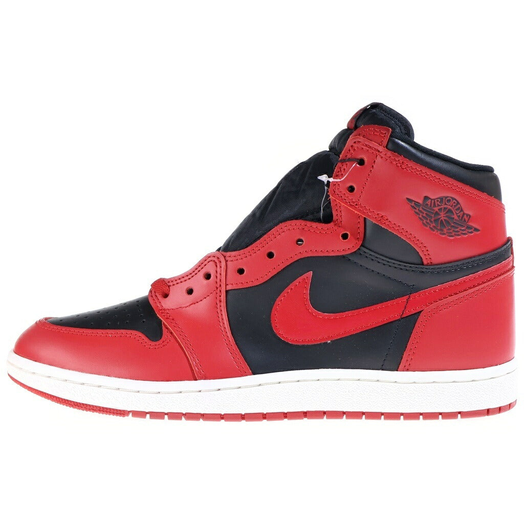 NIKE(ナイキ) AIR JORDAN 1 HIGH 85 VARSITY RED エアジョーダン1 バーシティレッド ハイカットスニーカー ブラック/レッド US10.5/28.5cm BQ4422-600