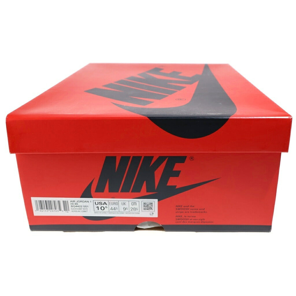 NIKE(ナイキ) AIR JORDAN 1 HI 85 エアジョーダン1 ハイカットスニーカー US10.5/28.5cm ブラック/ホワイト BQ4422-001