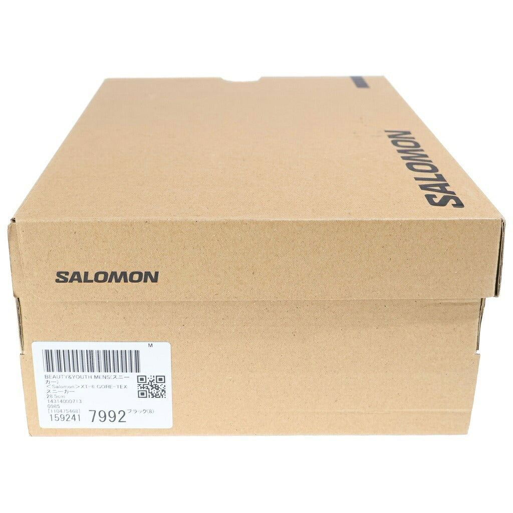 SALOMON(サロモン) XT-6 GTX GORE-TEX ゴアテックス クイックレース ローカットスニーカー ブラック US10.5/28.5cm 474506