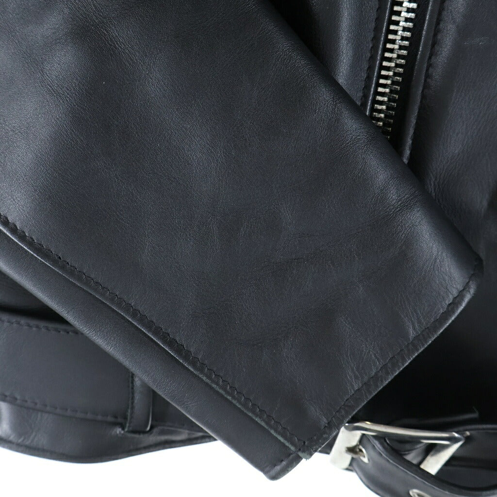 SCHOTT(ショット) ONESTAR TALL ワンスター 中綿 カウレザー ダブルライダースジャケット ブラック 7164