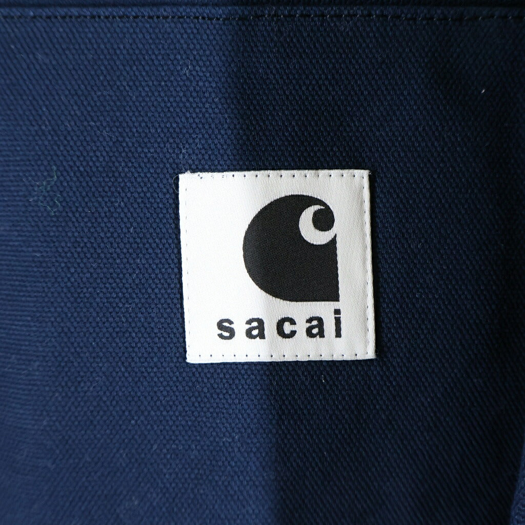 Sacai(サカイ) 26SS ×Carhartt WIP カーハート Duck Coat ダックコート 襟コーデュロイ ネイビー 26-03988M