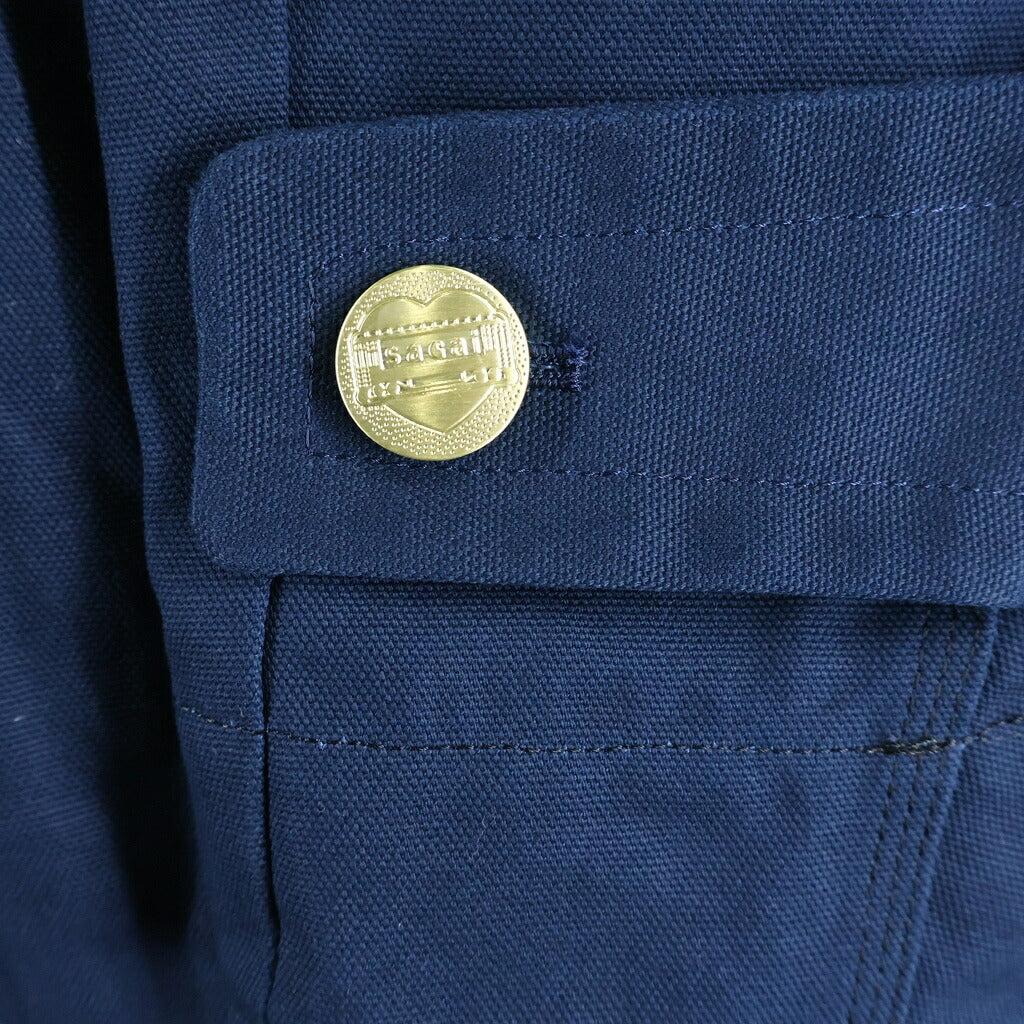 Sacai(サカイ) 26SS ×Carhartt WIP カーハート Duck Coat ダックコート 襟コーデュロイ ネイビー 26-03988M