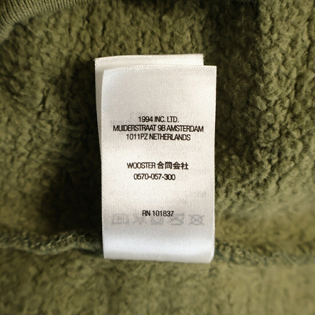 SUPREME(シュプリーム) 21AW × WTAPS Sic em! Hooded Sweatshirt フロントロゴ刺繍 プルオーバーパーカーフーディー カーキ