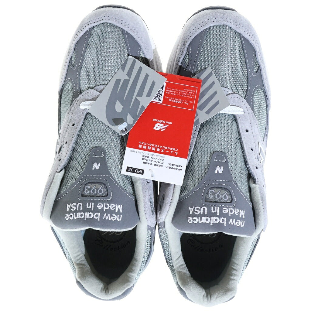 New Balance(ニューバランス) 993 Made in USA スウェード ローカットスニーカー グレー MR993GL US9.5/27.5cm