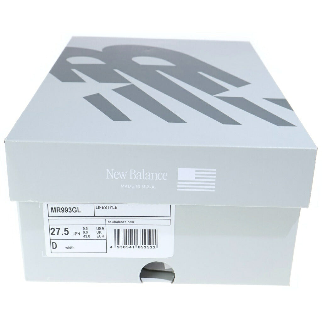 New Balance(ニューバランス) 993 Made in USA スウェード ローカットスニーカー グレー MR993GL US9.5/27.5cm
